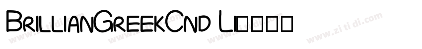 BrillianGreekCnd Li字体转换